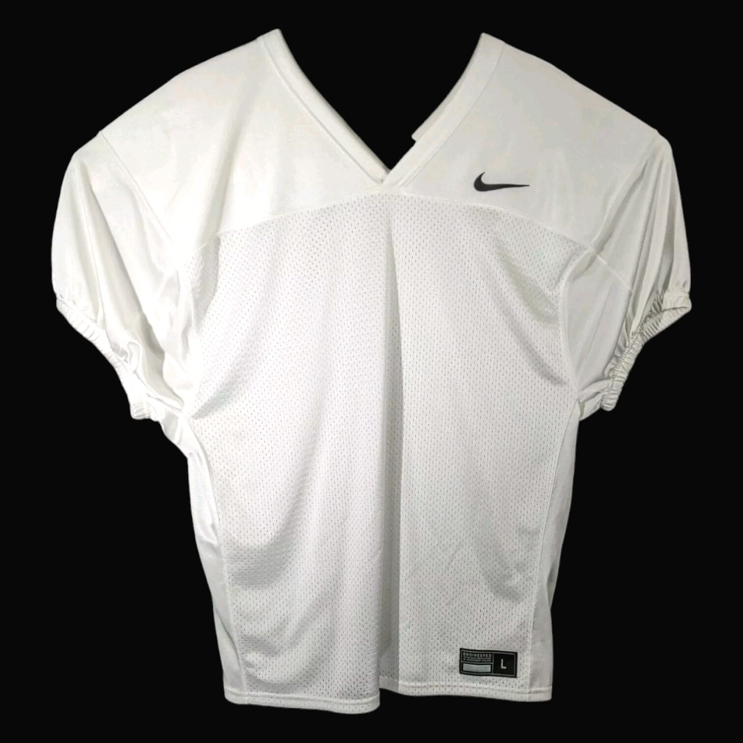 MENS WHITE Football PRACTICE JERSEY SIZE Large (Without Numbers) Nike gallery
