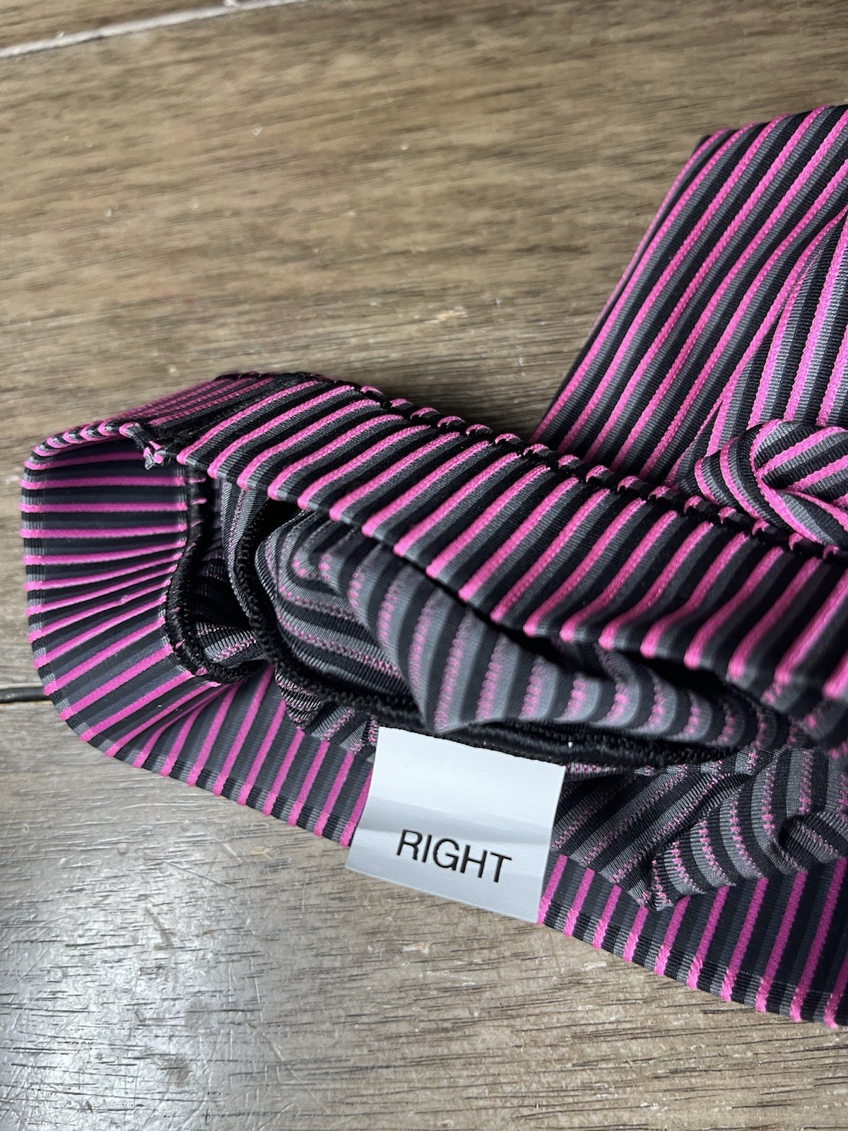 Nike Pro Elite 2024 ADV Right Arm Sleeve Fuchsia Gray Black Size Large Made USA gallery