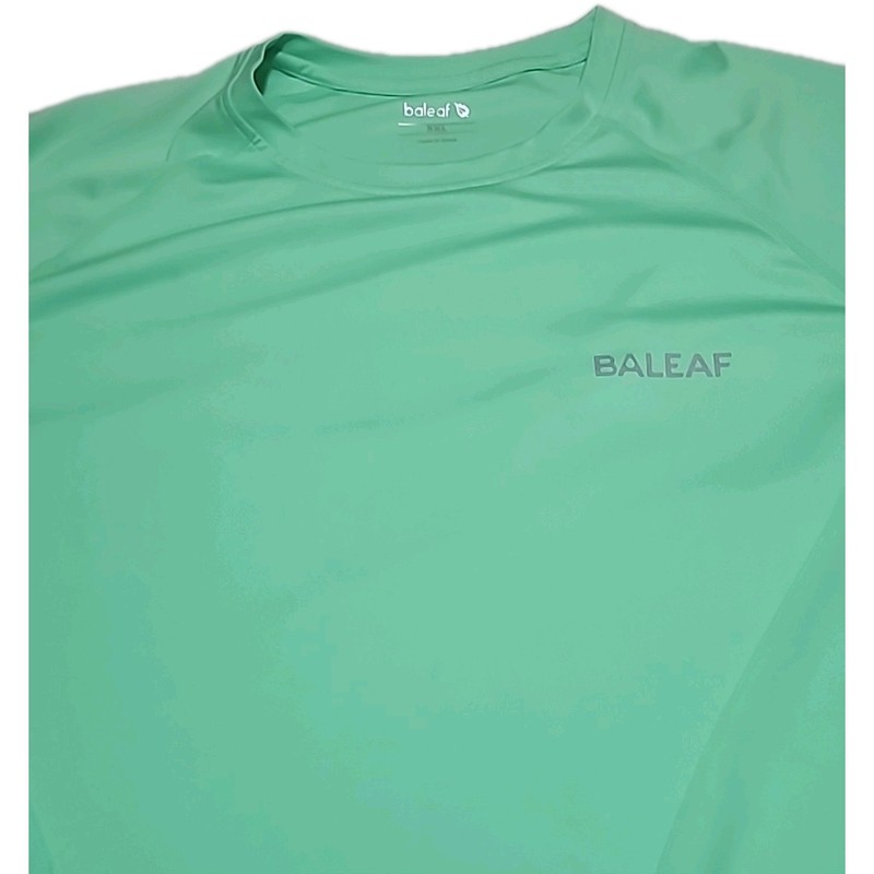 BALEAF Men’s 3XL Athletic Performance Long Sleeve Green Pullover Activewear gallery