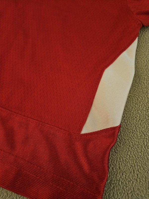 US Lacrosse By Champion Preformance Apparel Dark Red White Jersey Size Medium gallery