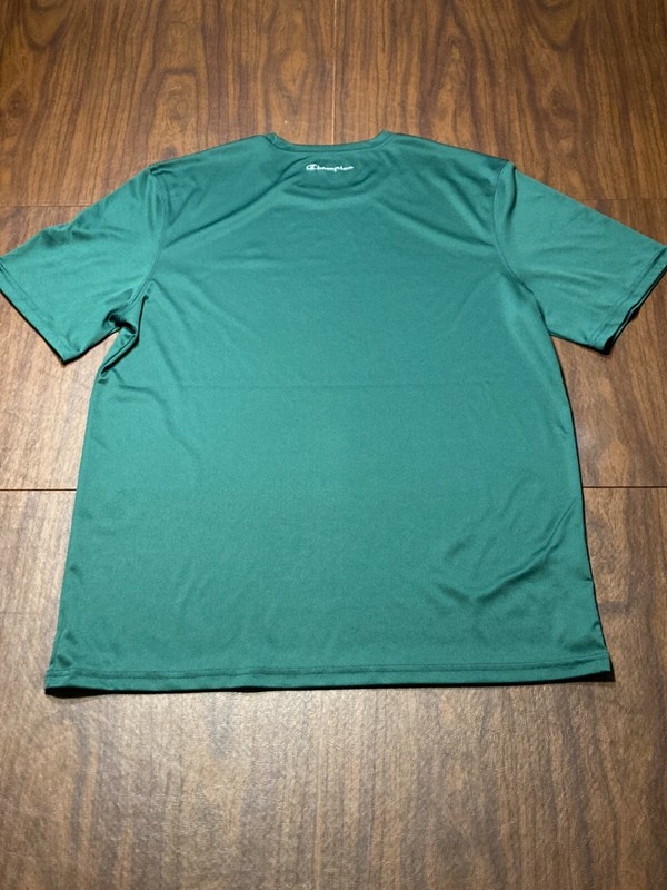(4) Champion Double Dry Tee - L - Green - Red - Maroon - Gray gallery