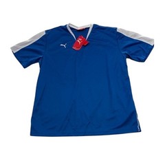 NEW Puma Attaccante Jersey Shirt Short Sleeve Royal Blue/White Mens Size XL