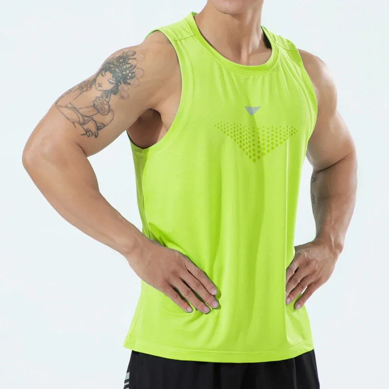 Man Runner Vest Training Bodybuilding Men Sleeveless T-shirts Fitness Clothes Ma gallery