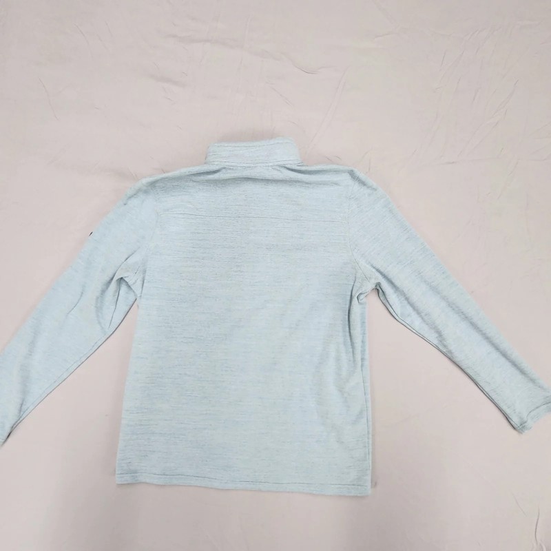 Avalanche Men's Large 1/4 Zip Pullover Light Blue Heathered Performance Hiking T gallery