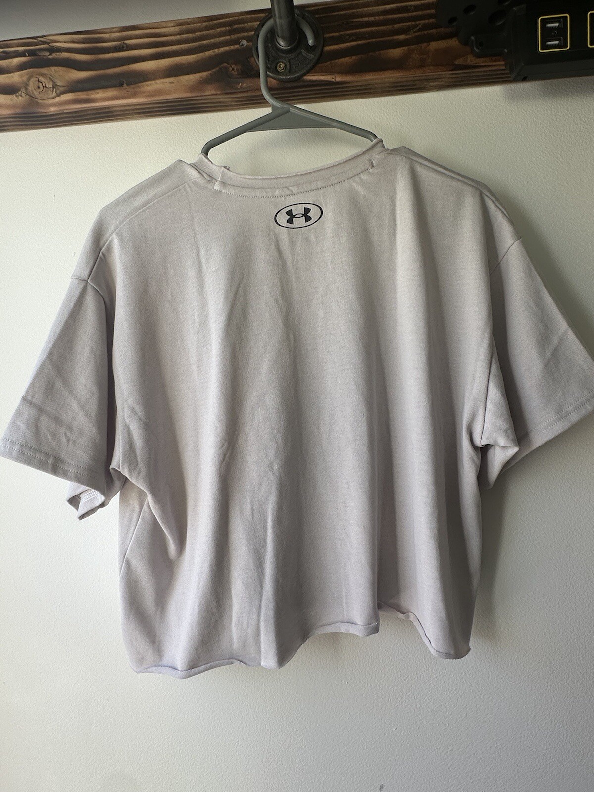 Under Armour Mens L Project Rock Training Cutoff T-Shirt TG Gray 1377441 SS $45 gallery