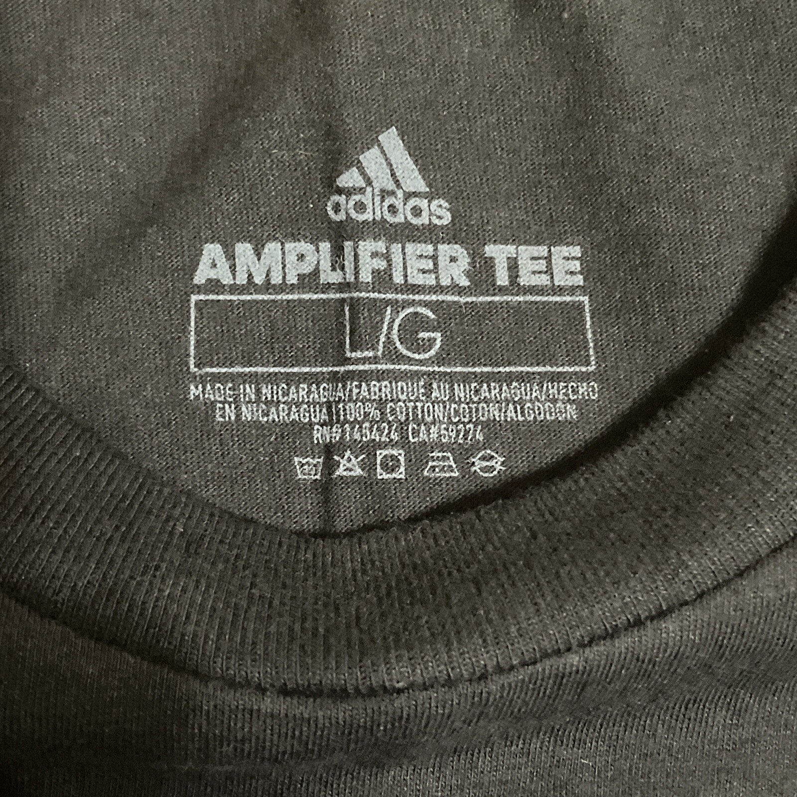 Adidas Men's Short Sleeve Basic Badge of Sport Amplifier T Shirt Black Large New gallery