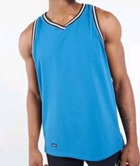 NEW Men’s TLF Techne Size M Jersey Tank Top Olympic Blue Training Weightlifting