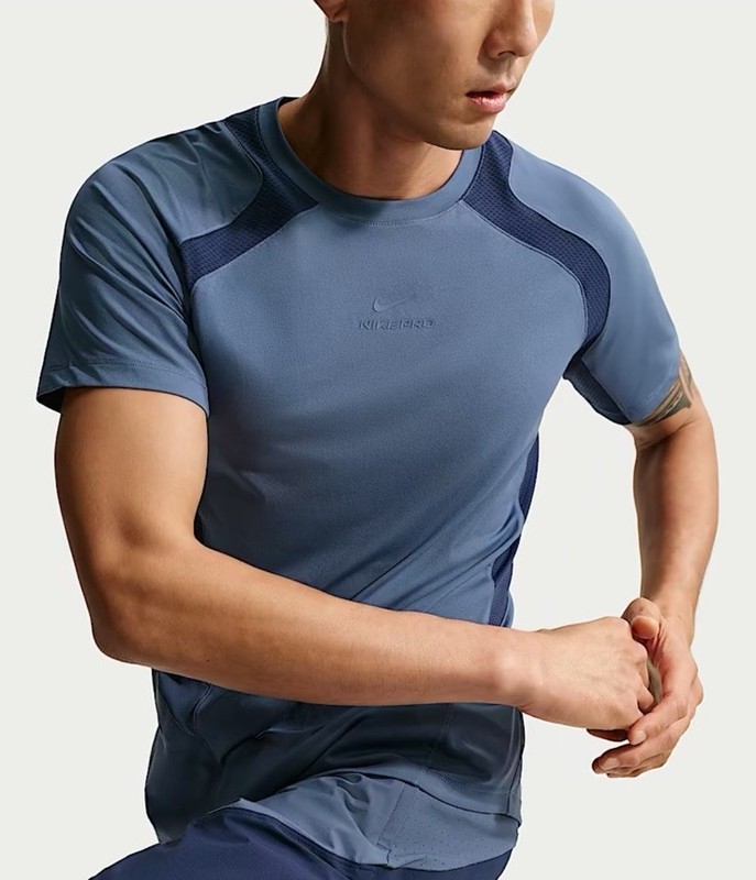 Nike Pro Training Dri-FIT ADV Short-Sleeve Gym Running Top Men Sz XL IF2214-491 gallery