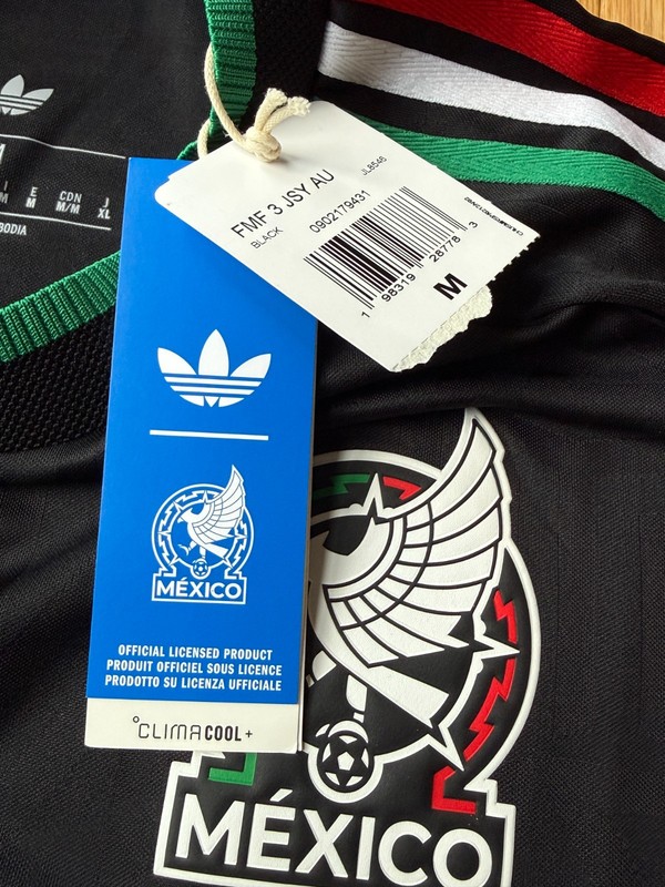 Adidas Mexico 2026 Third Player Jersey Black JL8546 Authentic | Size M / Medium gallery