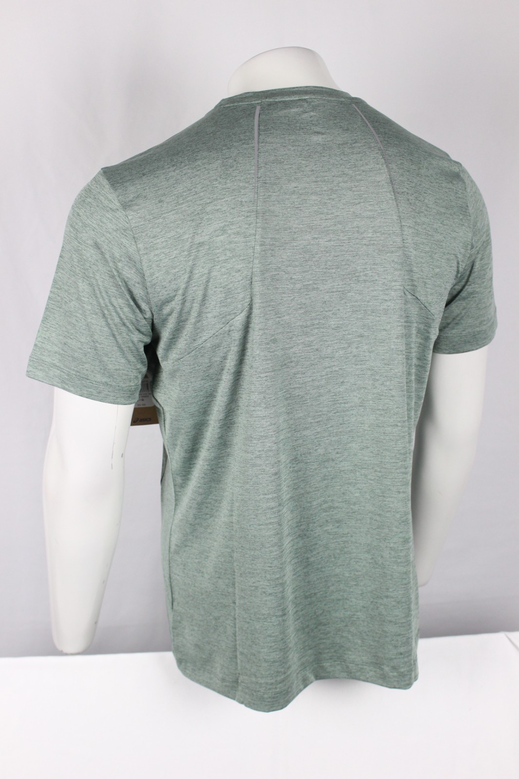 Asics Men's Knit Spadedye Short Sleeve T Shirt Running Gym Green GR652 gallery