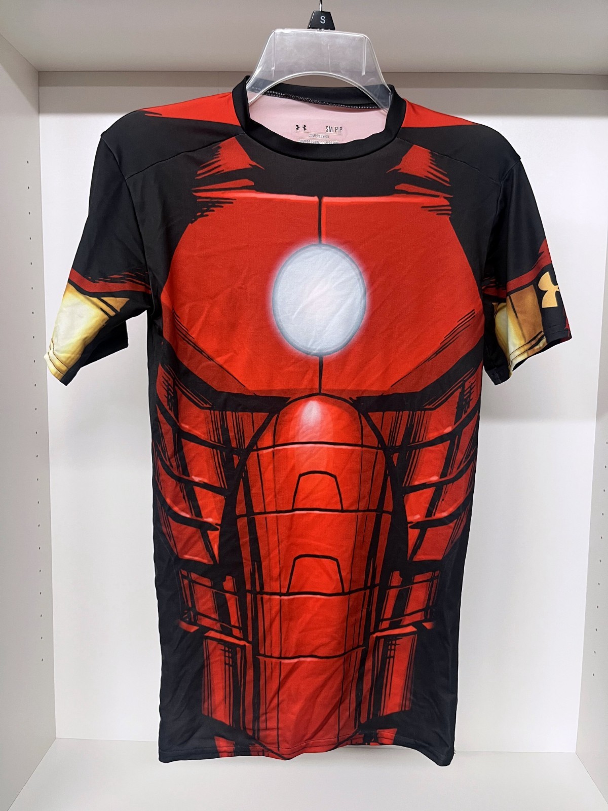 Under Armour Iron Man Heat Gear Compression Shirt, SMALL - Marvel Alter Ego! gallery