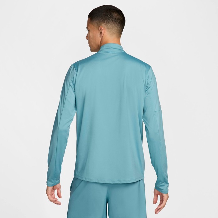 NIKE MEN ELEMENT RUNNING HALF ZIP DRI-FIT SHIRT DENIM TURQUIOSE #DD4756-NWT gallery