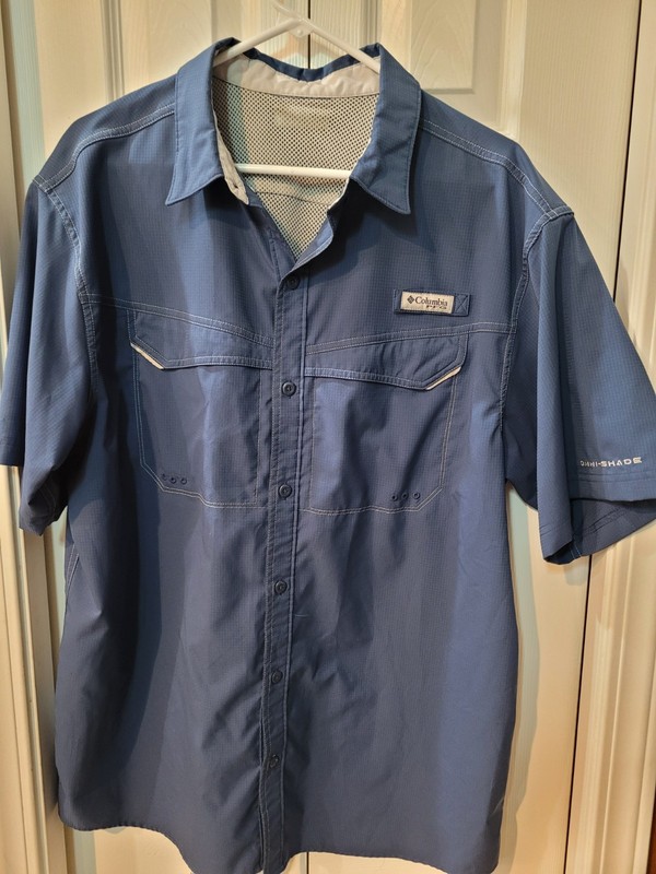 Lot of 3 shirts L Columbia PFG MENS 1 LONG/ 2 Short SLEEVE FISHING SHIRTS gallery
