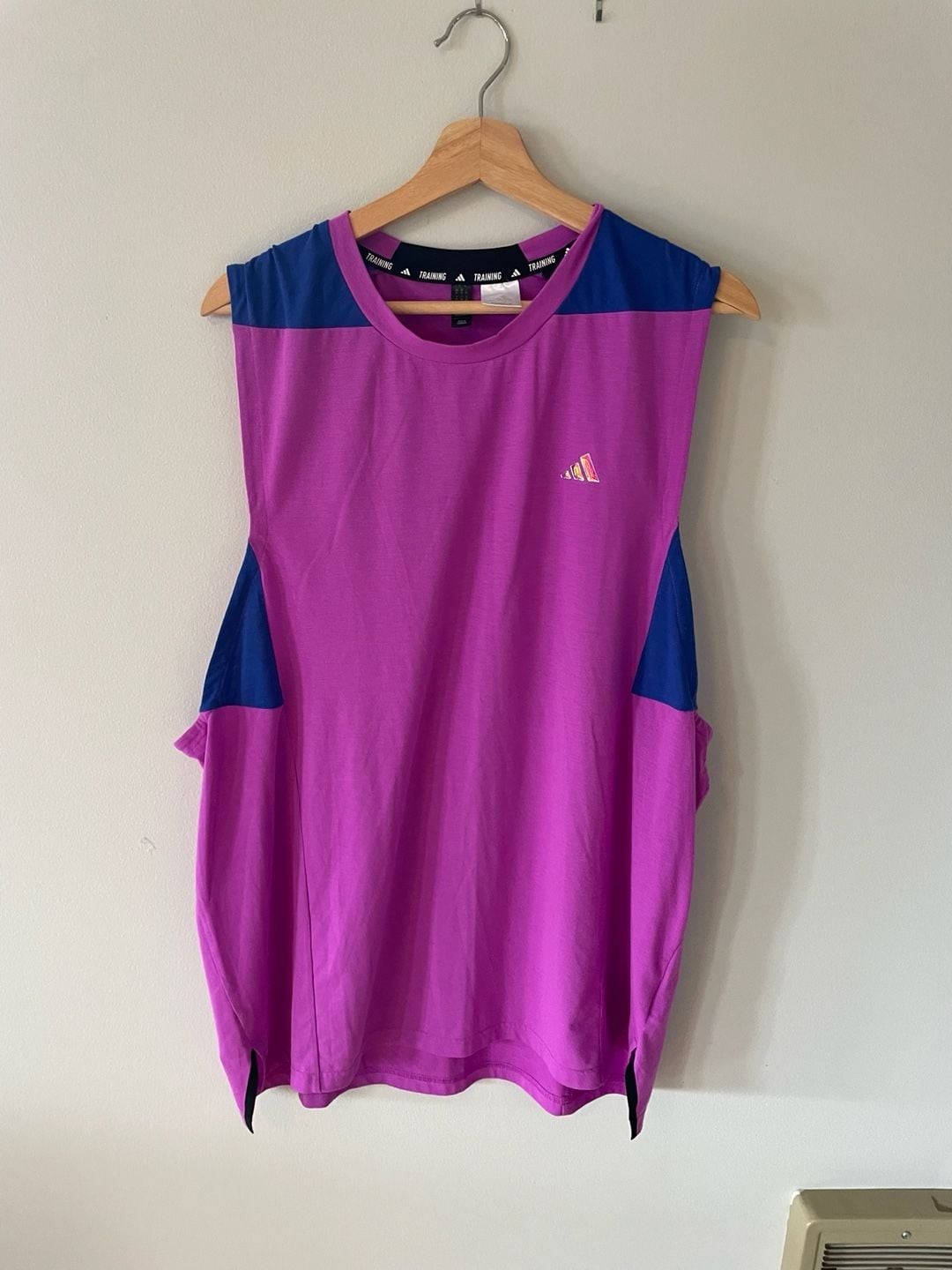Adidas Sunglass Pack Training Sleeveless Tank Top Purple/Blue gallery