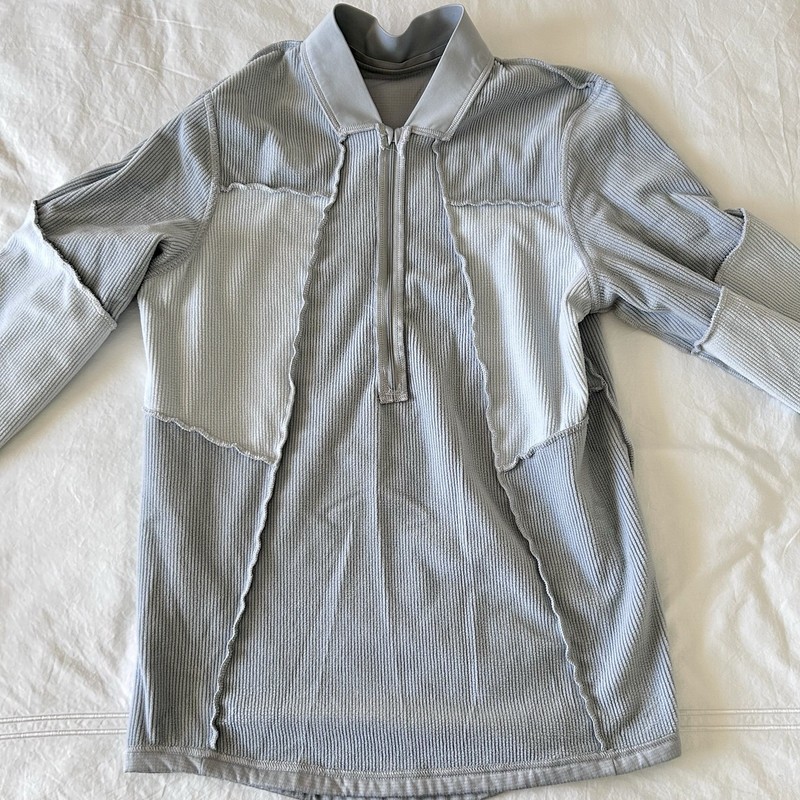 Under Armour ColdGear 1/2 Zip 2 Tone Grey Fleece Lined Comfort Warmth Activewear gallery