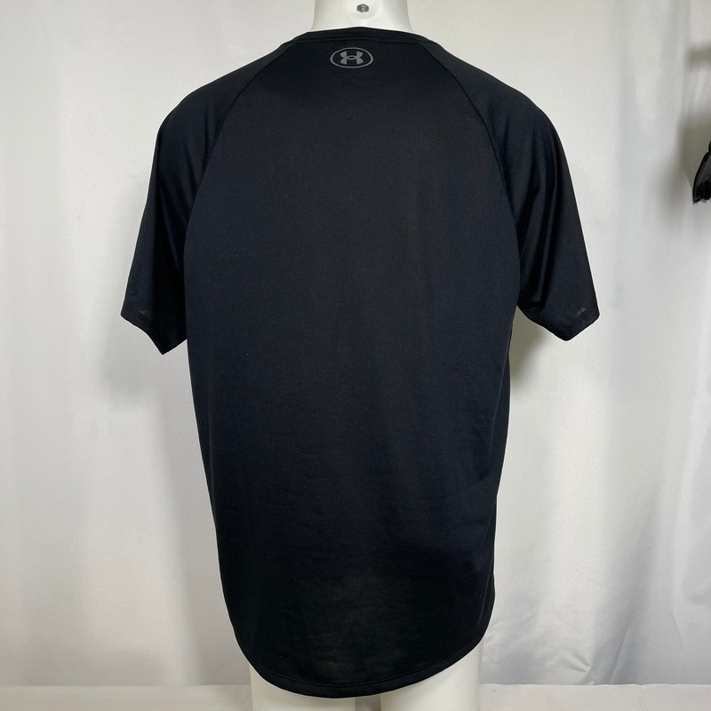 Under Armour The Tech 2.0 Tee Athletic Black T-Shirt Top Men's XL gallery