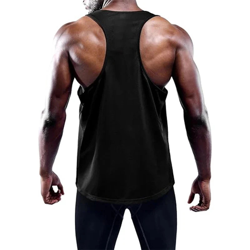 Running Tank Top Men Summer Sport Gym Vest Quick Dry Training Tanktop Workout gallery