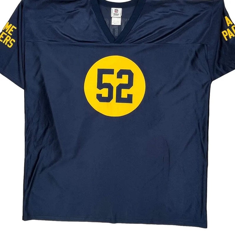 Green Bay Packers N.F.L. Team Apparel Football Football Jersey - 2XL Navy Polyes gallery