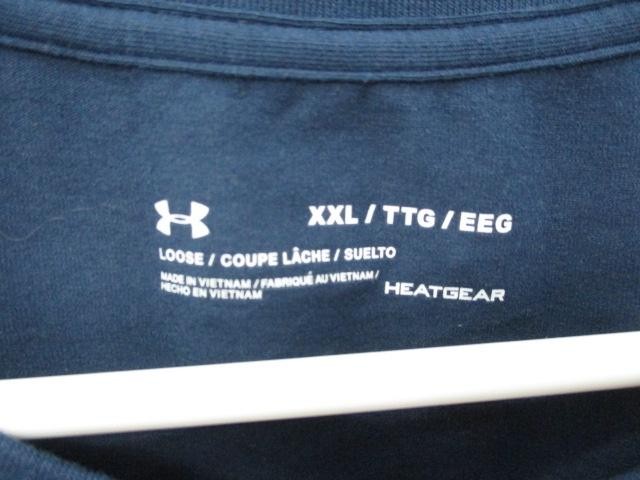 Under Armour Project Rock Shirt Mens 2XL Blue Long Sleeve HeatGear Bull Flag gallery