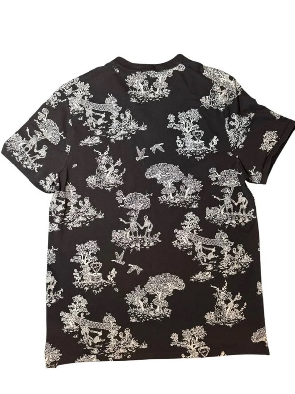 Nike Court Tennis Polo Men’s XL Black Graphic Print Shirt EUC Rare gallery