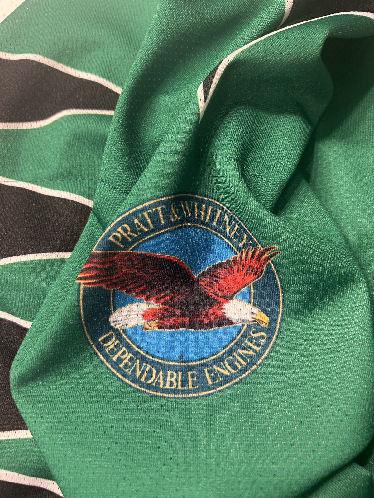 Rare PRATT & WHITNEY Engines / OWAYO Oversized Large Hockey Jersey - EXCELLENT gallery
