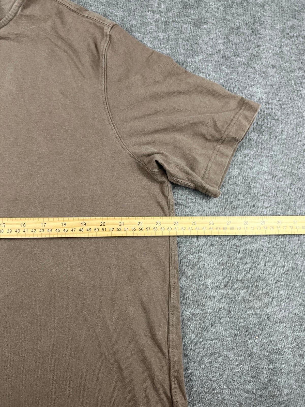 Croft & Barrow Men's T-Shirt Size Large Brown Short Sleeve Henley gallery