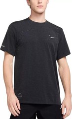 Nike Running Division Dri-FIT ADV Shirt Mens Size S Anthracite Holes HJ3516-010