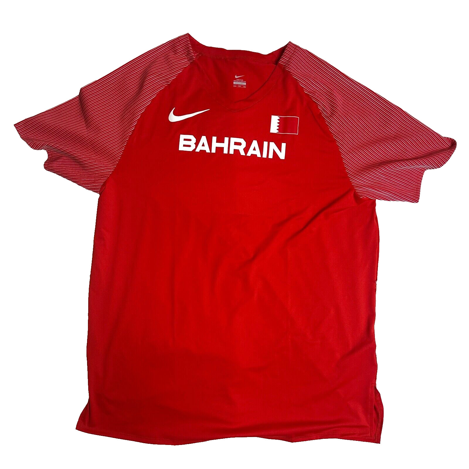 Nike Pro Elite Bahrain Training Track & Field Vapor Olympics Shirt Men's XXL gallery