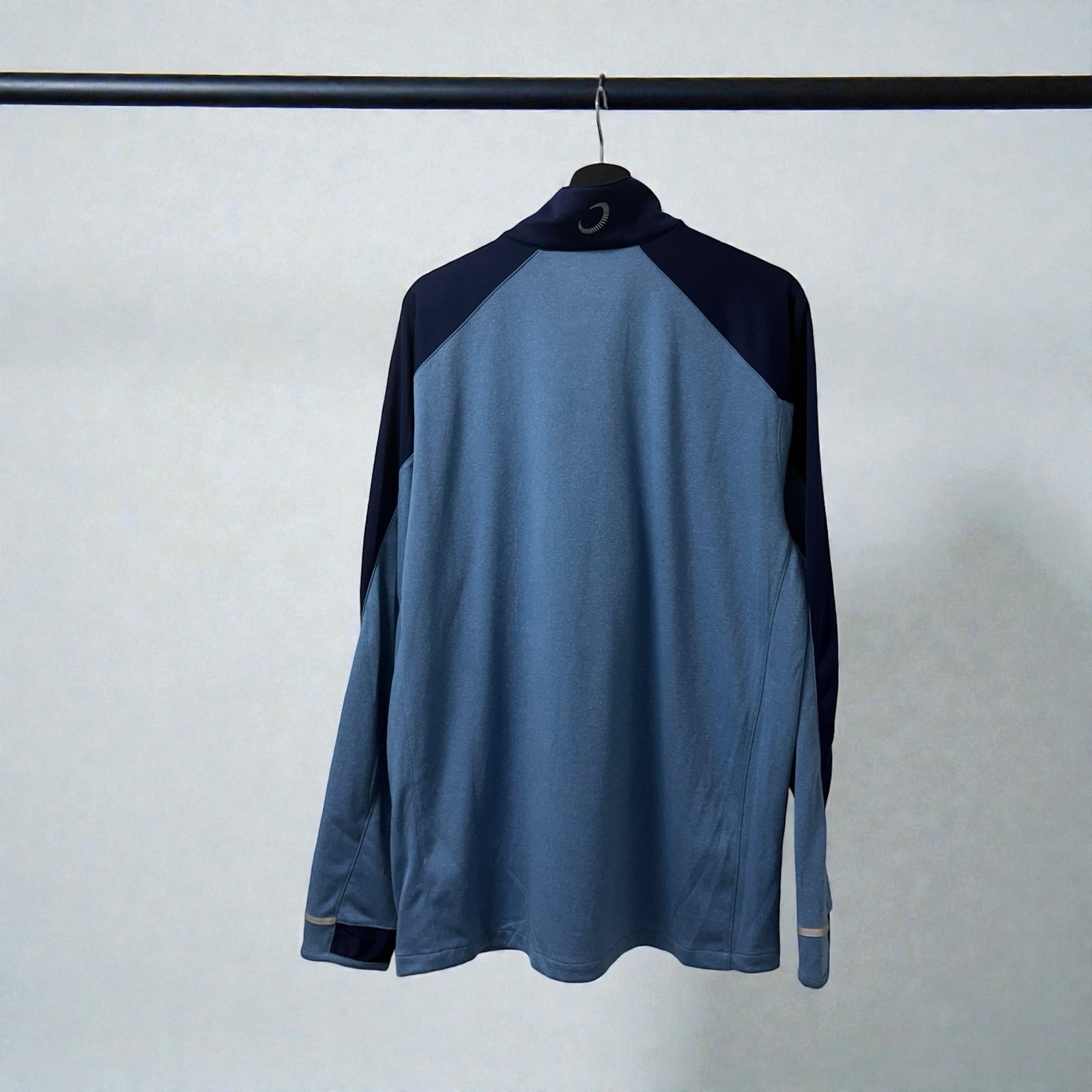 Zero Restriction 1/4 Zip Pullover Men's Size: XL Blue Golf Sweater Preppy gallery