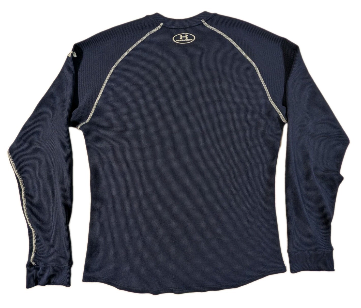 Under Armour Allseasongear Mens Large L Navy Thermal Waffle Shirt Long Sleeve gallery