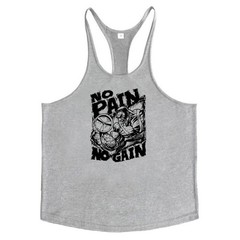 Mens Gym Stringer Tank Top Cotton Sleeveless Bodybuilding Workout Shirt Fit