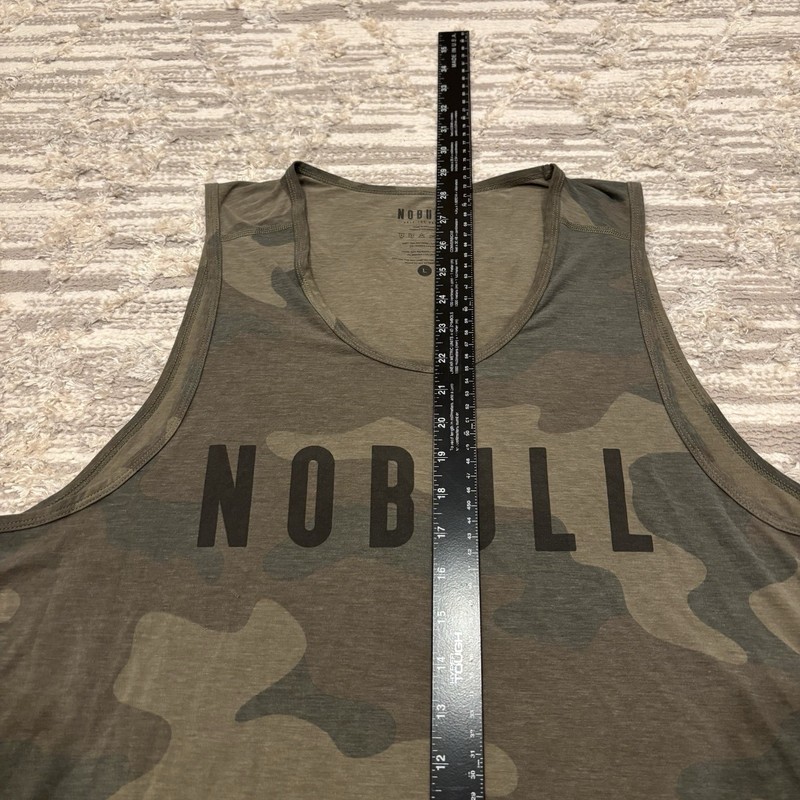 NOBULL Performance Tank Top Men’s Large Camo Light Soft Athletic Workout Gym gallery