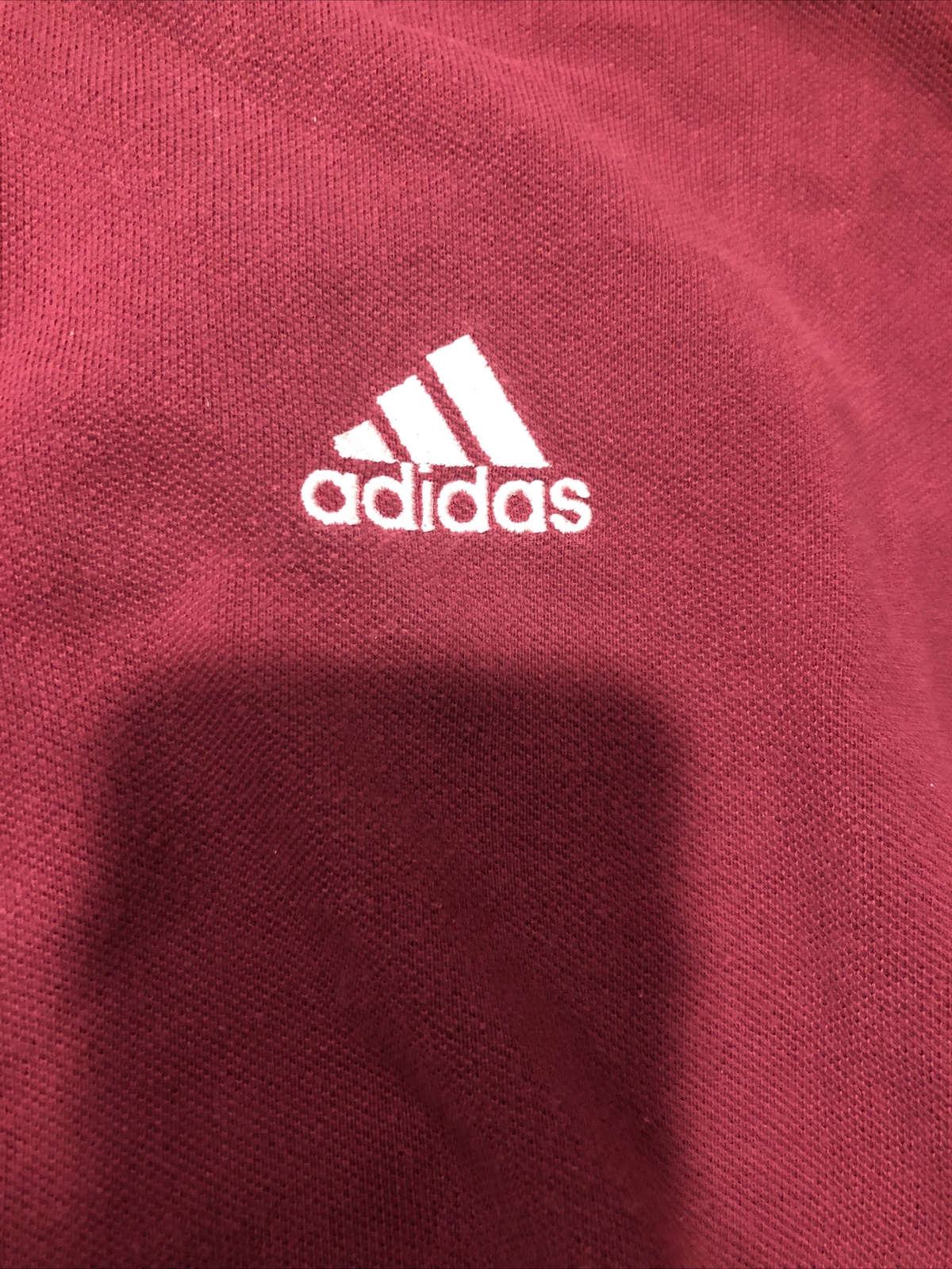 Vintage 1990s-2000s Adidas Maroon Men’s Polo Shirt XL RN 88387 CA 00411 gallery