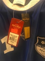 NWT Hard Rock Cafe Live Love Play International Flag #71 Soccer Jersey Adult Sm