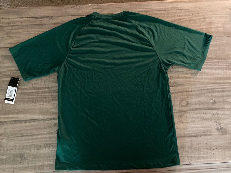 Adidas Amplifier Men's Short Sleeve Dark Green NWT gallery