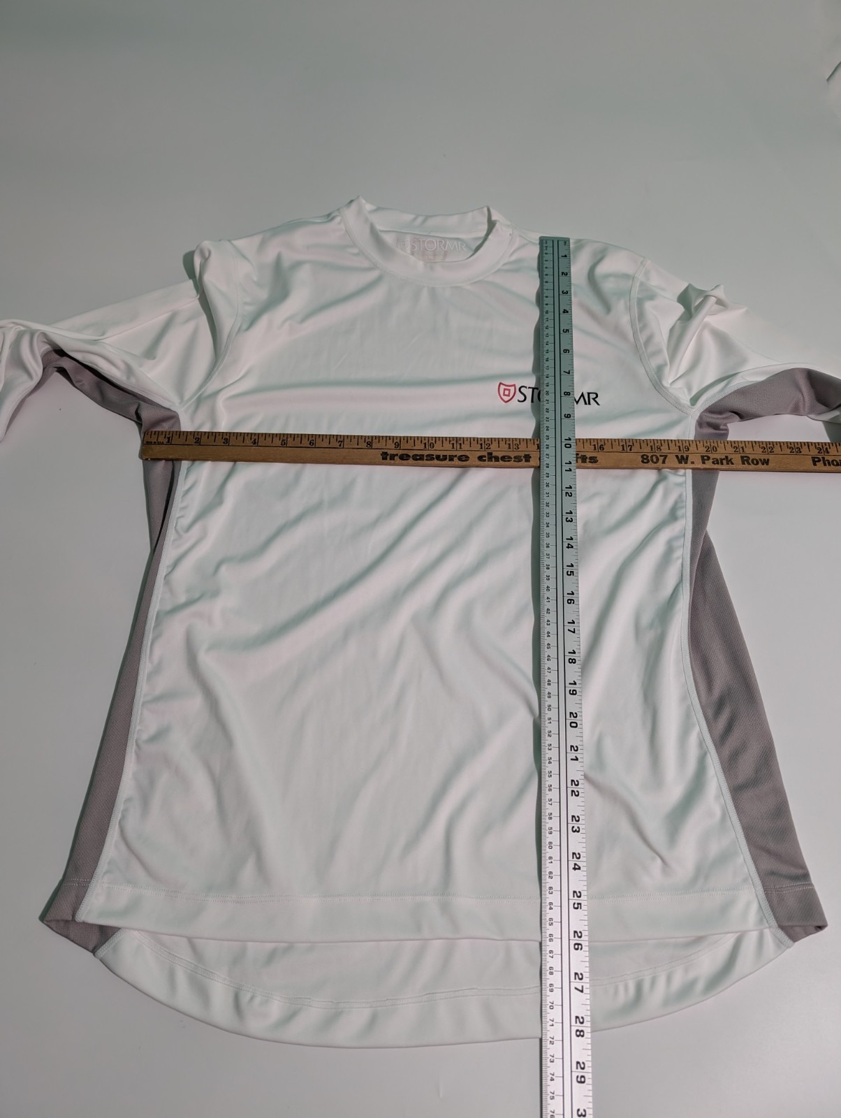Stormr UV 50+ Shield Long Sleeve T Shirt Fishing Shirt White Sz M gallery