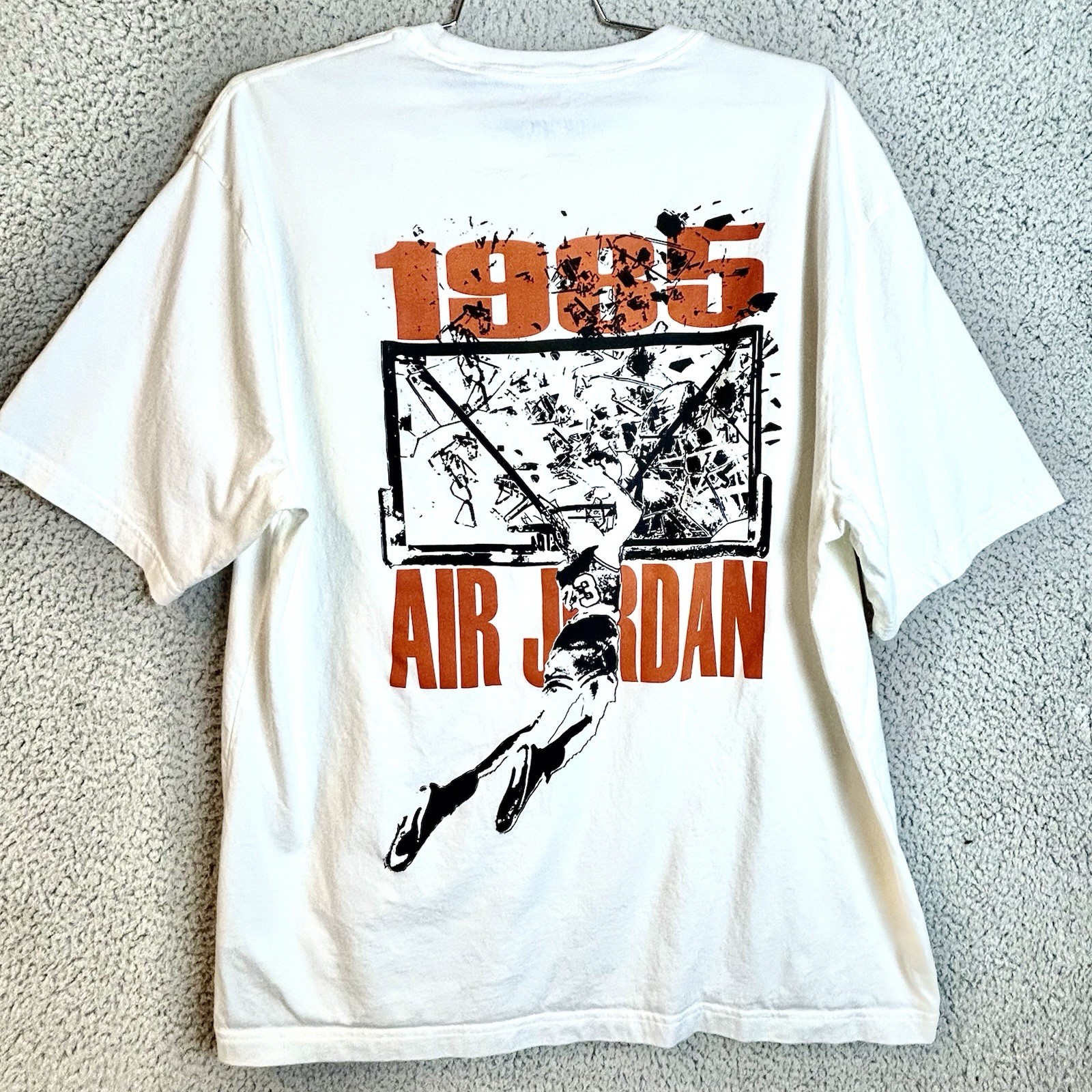 Nike Jordan Brooklyn 1985 Oversized Graphic Men Tee IB3297-805 Men's XL gallery
