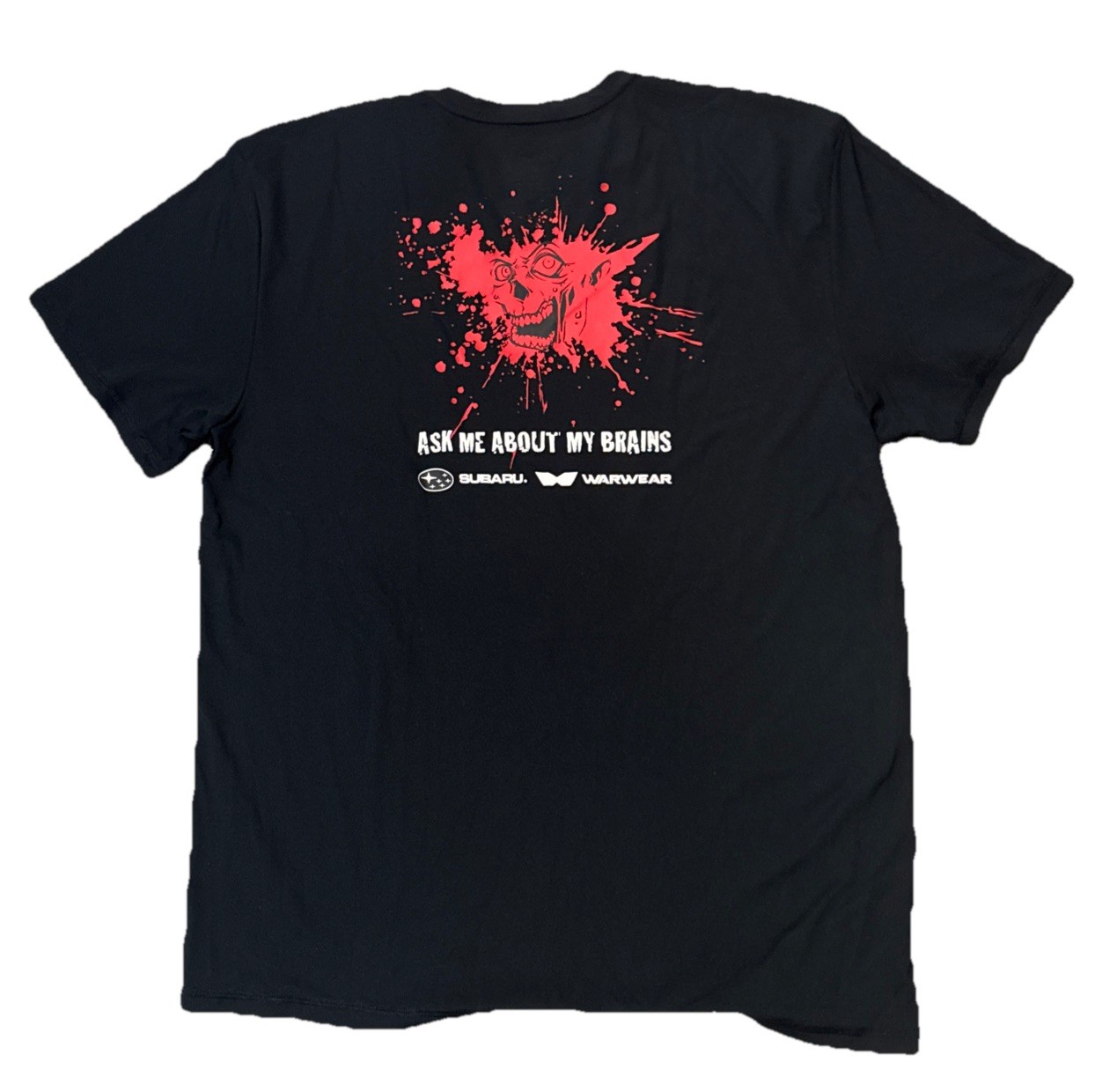 Men's XL WARWEAR Subaru Paintball Run for Your Lives ZOMBIE Athletic T Shirt gallery