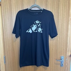 Adidas T-Shirt Men’s Size S Black Essentials Seasonal Logo Training Sport