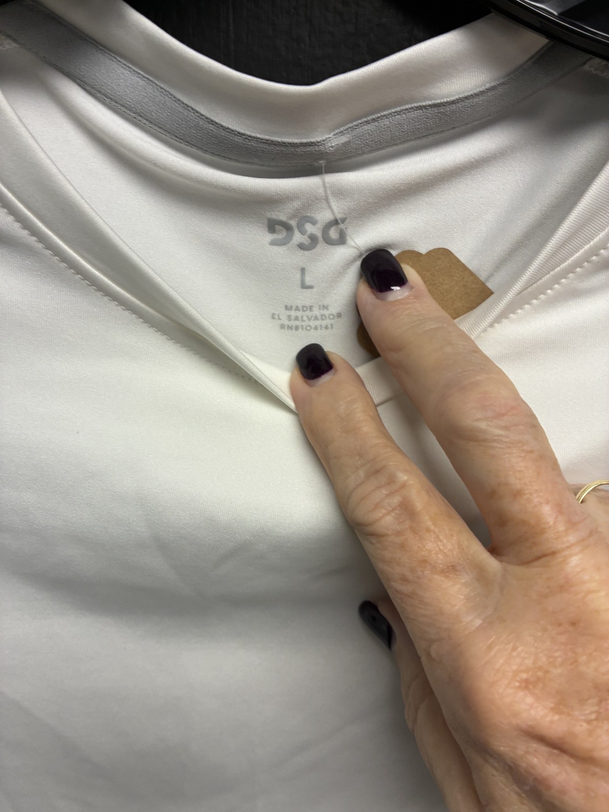 Men's DSG (Dicks Sporting Goods) White Short Sleeve Crew Neck Active gallery