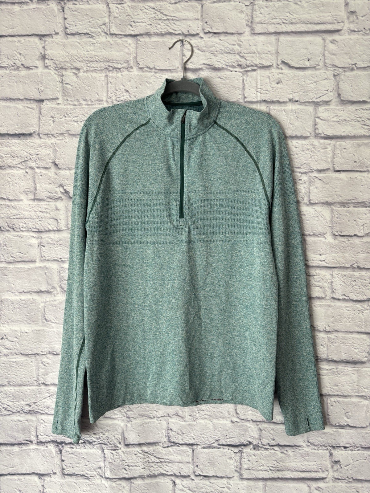 Rhone Celliant Performance Active Top Teal Men’s M Quarter Half Zip Hike gallery