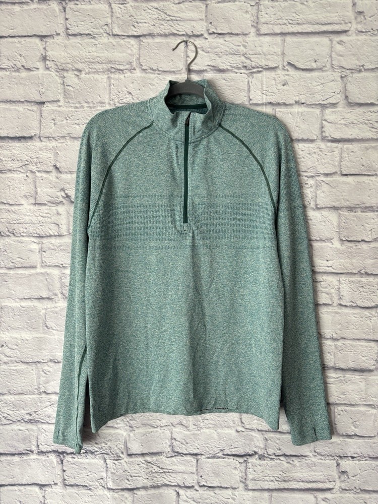 Rhone Celliant Performance Active Top Teal Men’s M Quarter Half Zip Hike