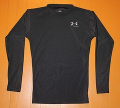 Under Armour Men’s Black Compression Shirt Size MD Medium Cationic Polyester 82%