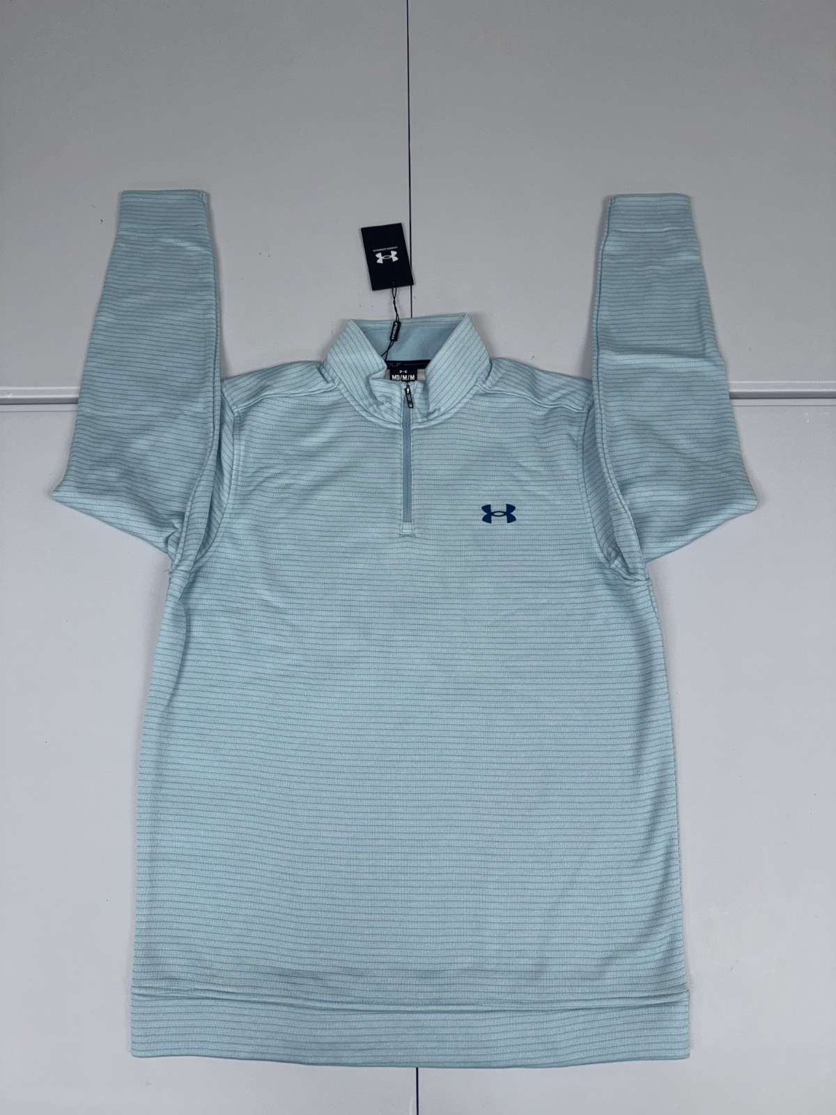 Under Armour Men's Storm Sweater Fleece Quarter Zip Gray Men's M Golf 1373674 gallery