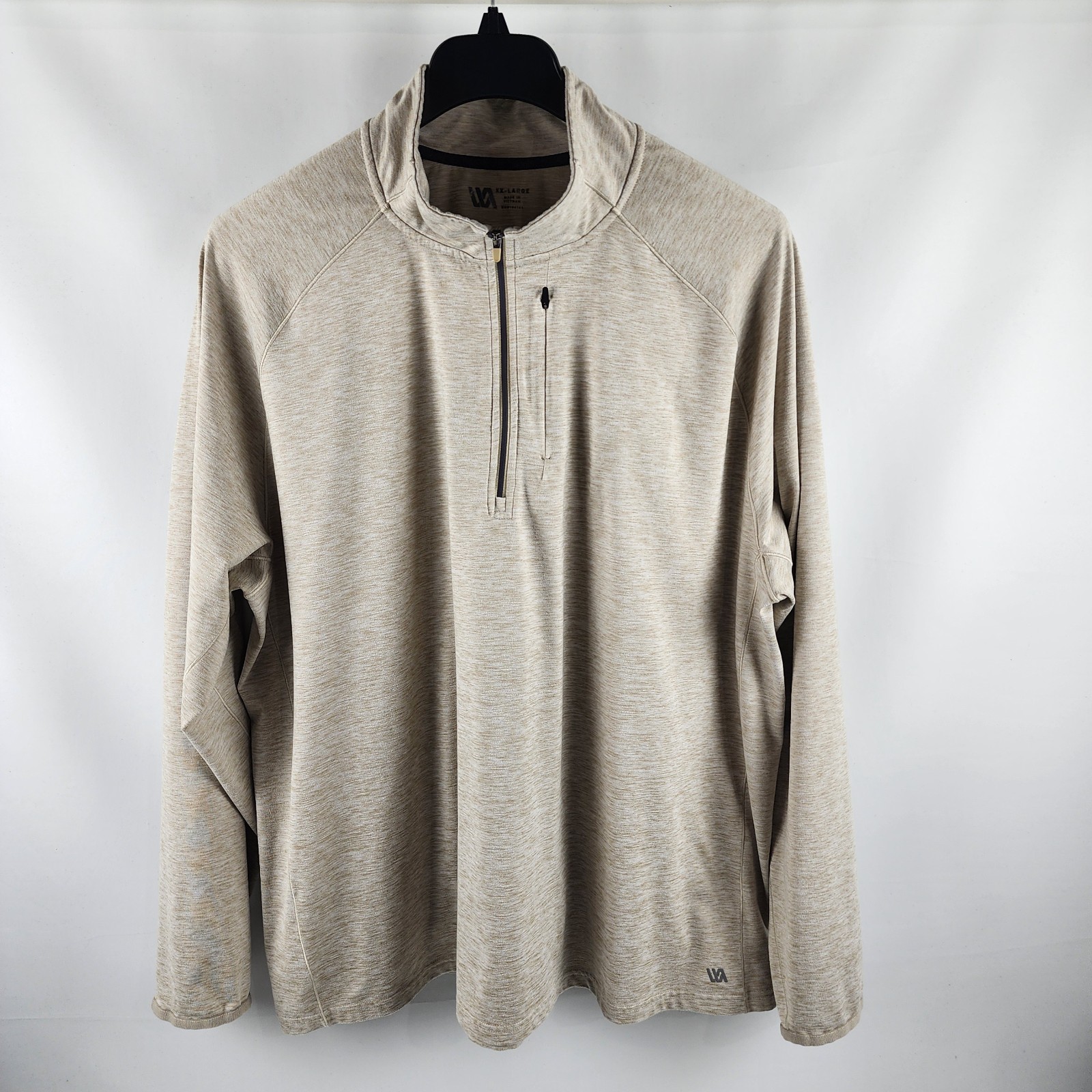 VRST Shirt Mens XXL Tan Accelerate Warm Breathable 1/4 Zip Pullover MAX200373N gallery