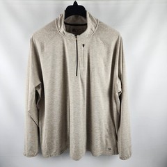 VRST Shirt Mens XXL Tan Accelerate Warm Breathable 1/4 Zip Pullover MAX200373N