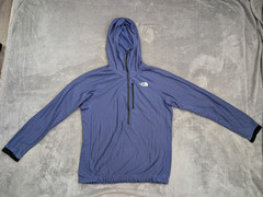 The North Face Summit Series Men’s Large Pullover 1/4 Zip Hooded Blue