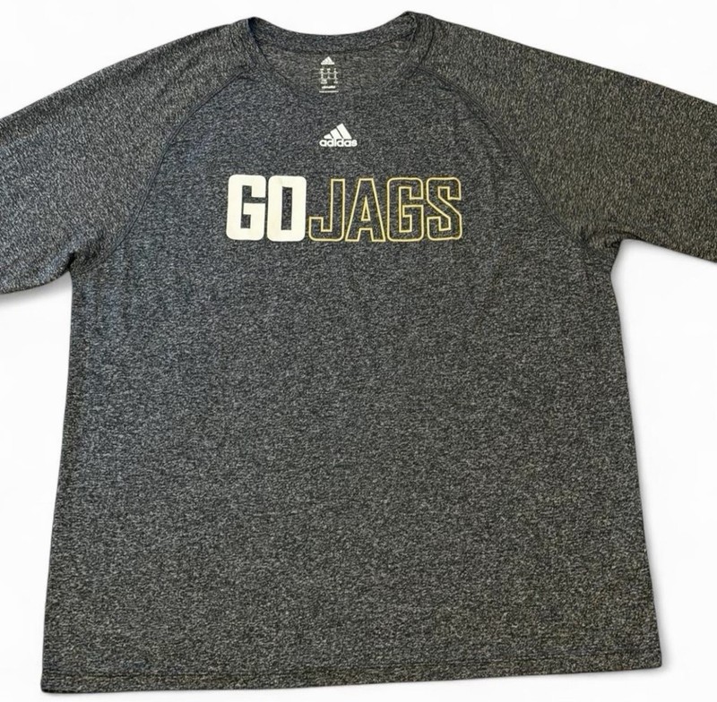 Adidas Climalite GO JAGS Long Sleeve Shirt XL Gray Performance Athletic Tee gallery
