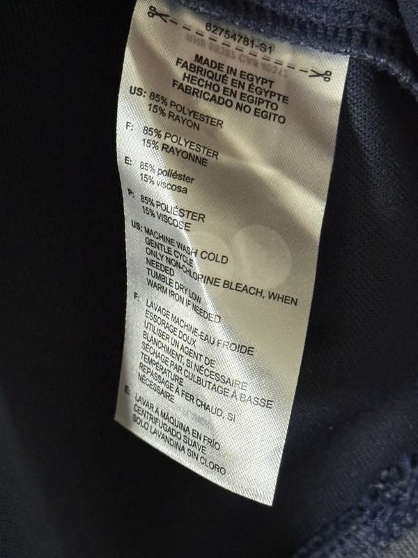 Adidas “Elevated” 1/4-Zip Golf Jersey Top, NWT - Men’s XL, Navy, $70 gallery