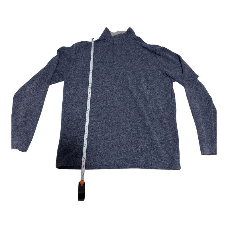 Johnnie-O Sweater Mens Small Blue 1/4 Button Oak Hill CC Cotton Blend gallery
